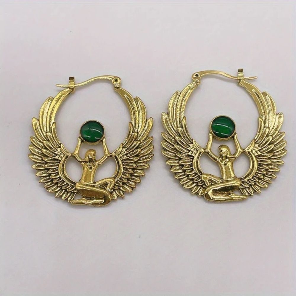 Boho hoop earrings M846